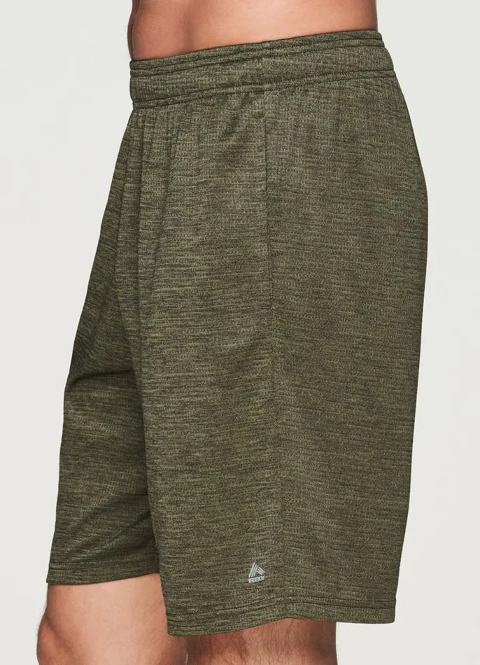 Men Stratus Textured Short Olive RBX Active Shorts
