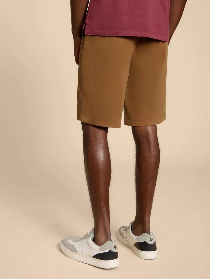 Men Sutton Organic Chino Short Mid Brown White Stuff Shorts Men Sutton Organic Chino Short Mid Brown White Stuff Shorts