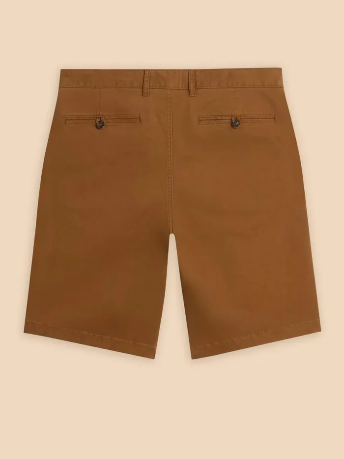 Men Sutton Organic Chino Short Mid Brown White Stuff Shorts Men Sutton Organic Chino Short Mid Brown White Stuff Shorts