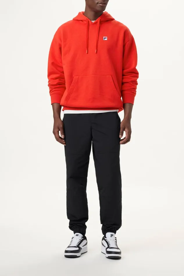Men Sweatshirts and Hoodies Fila Classic Relaxed Hoodie 600 Fila Red