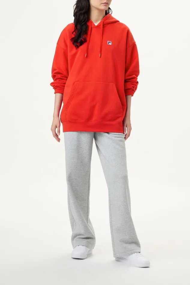 Men Sweatshirts and Hoodies Fila Classic Relaxed Hoodie 600 Fila Red