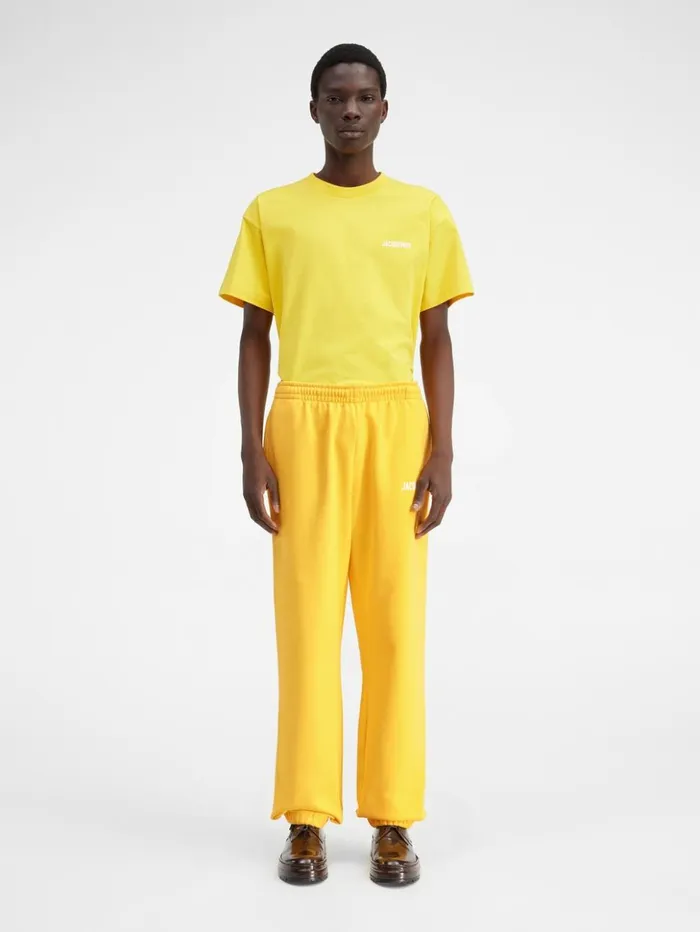 Men Sweatshirts and Joggings JACQUEMUS The Jacquemus Track Pants Yellow