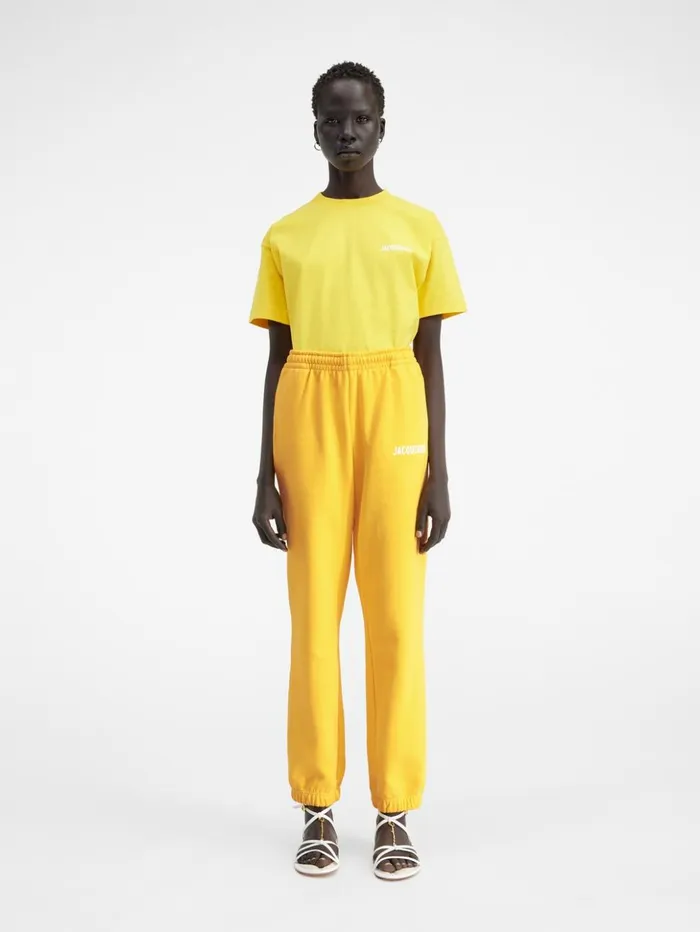 Men Sweatshirts and Joggings JACQUEMUS The Jacquemus Track Pants Yellow