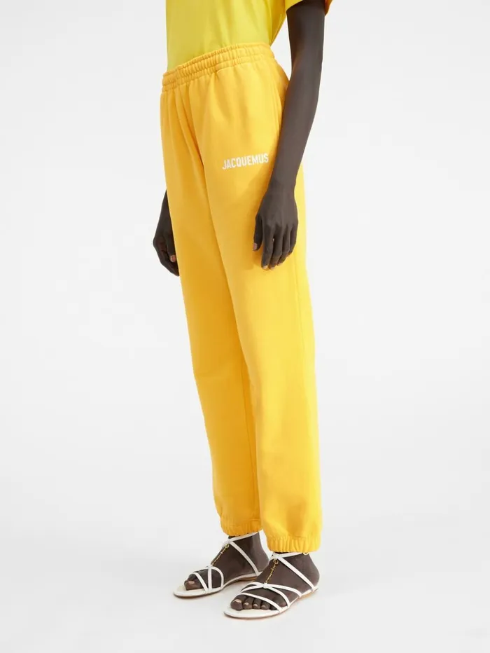 Men Sweatshirts and Joggings JACQUEMUS The Jacquemus Track Pants Yellow