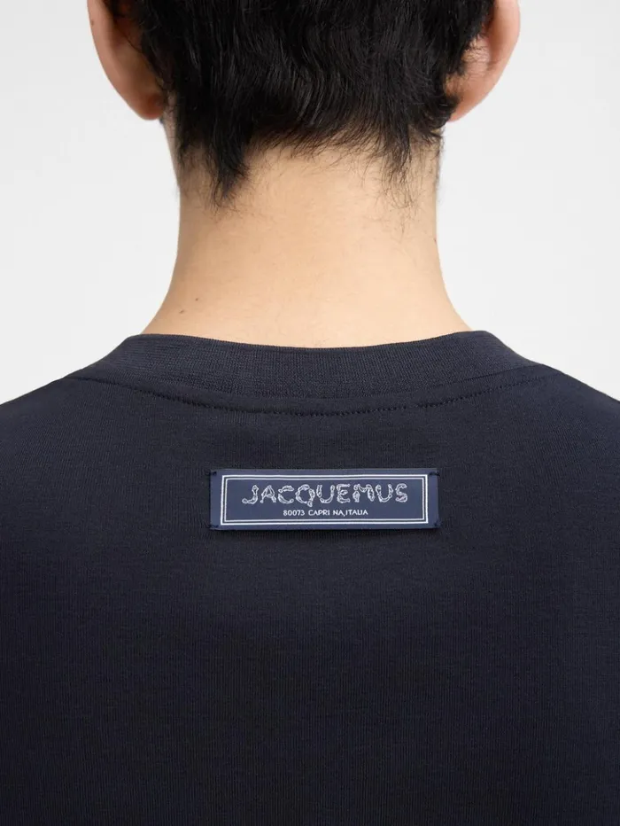 Men Tshirts JACQUEMUS The Pesco Tshirt Dark Navy