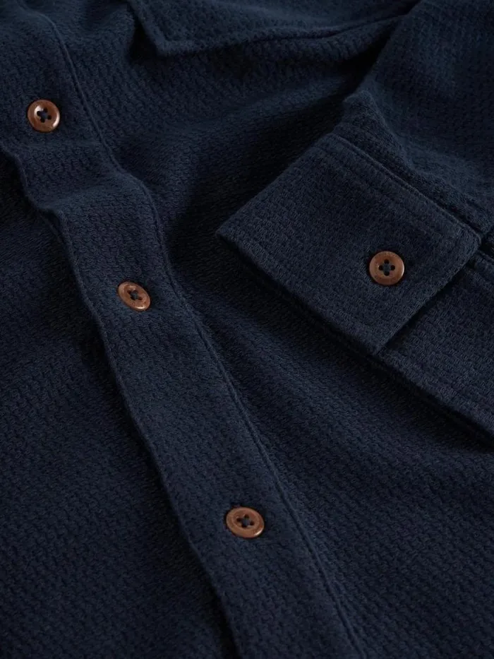 Men Textured Jersey Shirt Dark Navy White Stuff Shirts Men Textured Jersey Shirt Dark Navy White Stuff Shirts