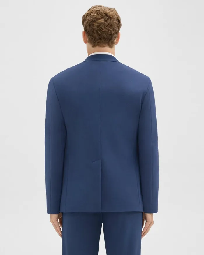 Men Theory Blazers Jackets Clinton Blazer In Precision Ponte Deep Atlantic