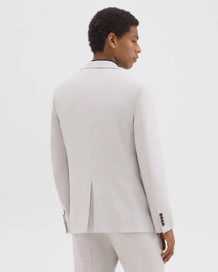 Men Theory Blazers Jackets Morton Slim Blazer In LinenViscose Limestone