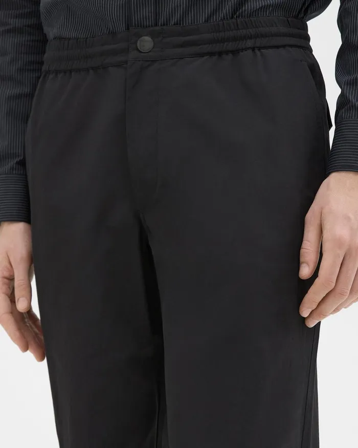 Men Theory Pants CottonBlend Jogger Pant Black