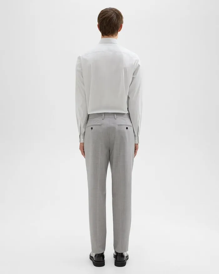 Men Theory Pants Mayer Pant In Stretch Wool Vapor Melange
