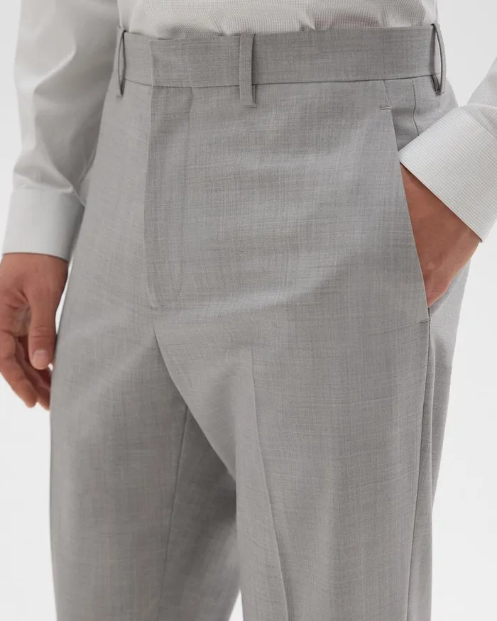 Men Theory Pants Mayer Pant In Stretch Wool Vapor Melange
