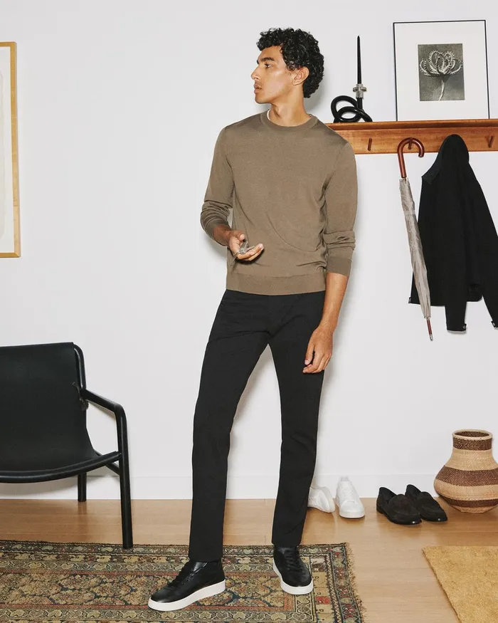 Men Theory Pants Raffi 5Pocket Pant In Neoteric Twill Dark Grey