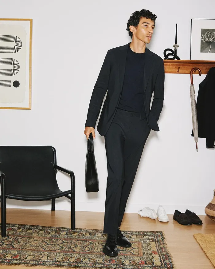 Men Theory Pants Zaine Pant In Precision Ponte Black