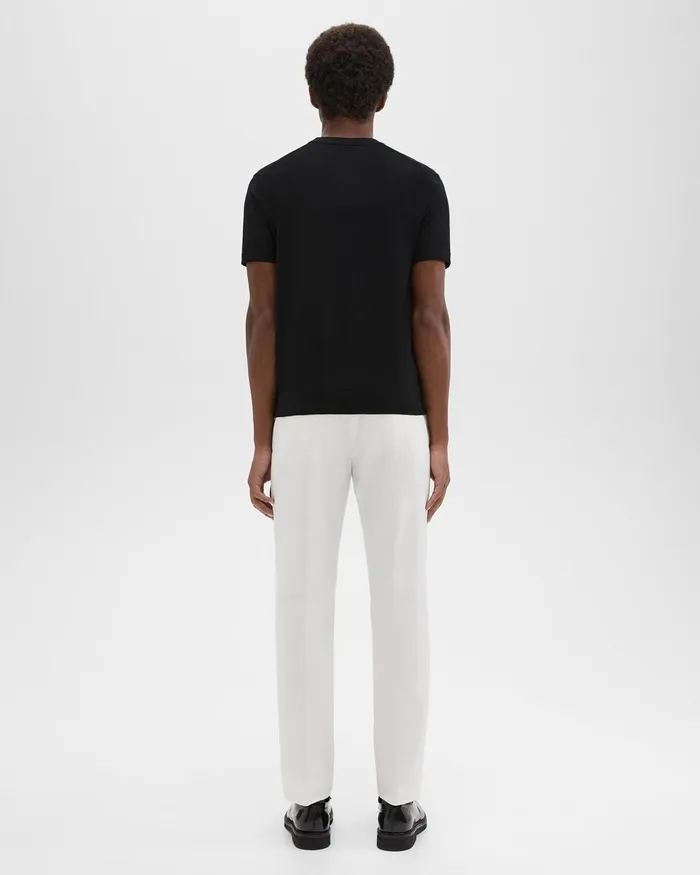 Men Theory Pants Zaine Pant In Stretch Cotton White