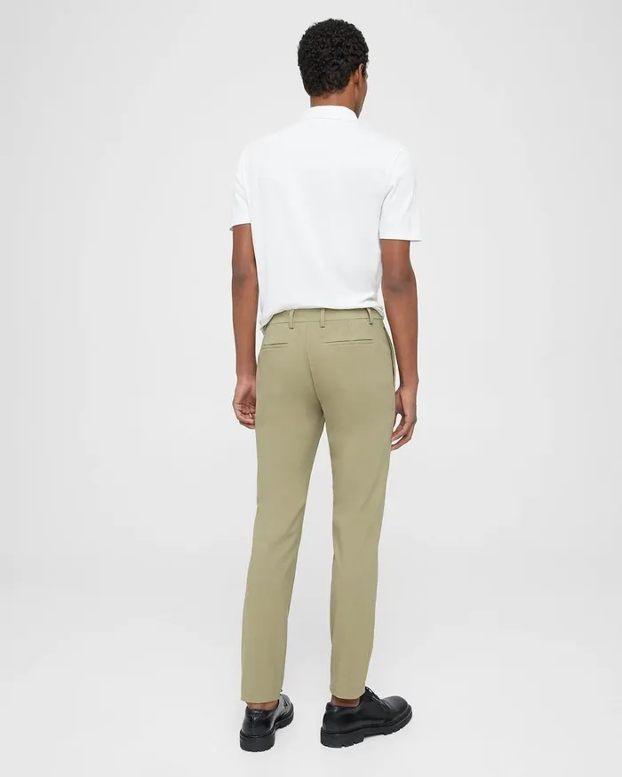 Men Theory Suits Zaine Pant In Precision Ponte Light Olive