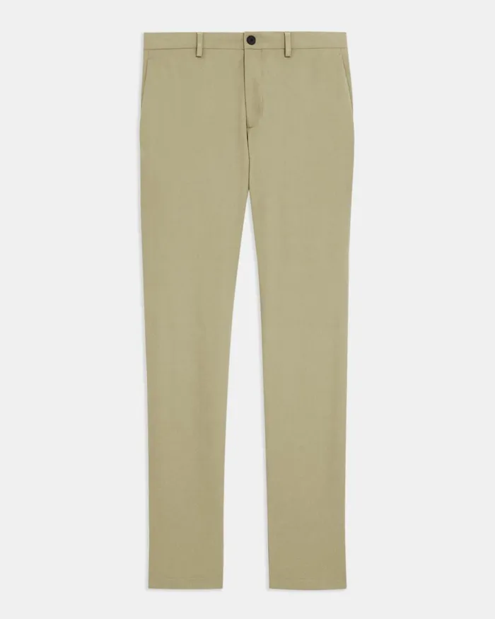 Men Theory Suits Zaine Pant In Precision Ponte Light Olive