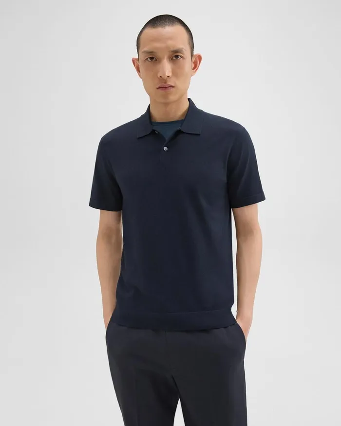 Men Theory TShirts Polos Goris Polo Shirt In Light Bilen Baltic