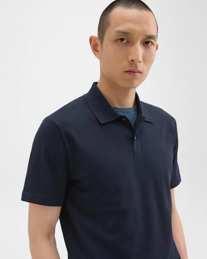 Men Theory TShirts Polos Goris Polo Shirt In Light Bilen Baltic
