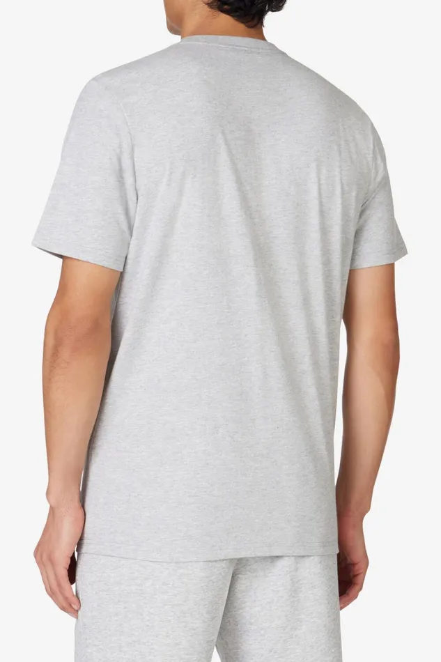 Men Tops and TShirts Fila Classic Tee 050 Grey Heather
