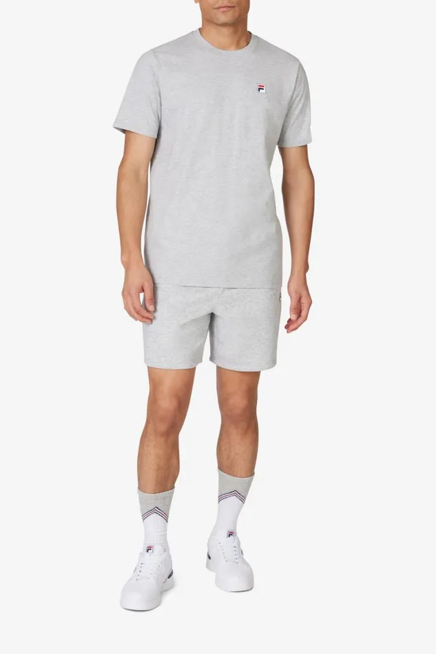 Men Tops and TShirts Fila Classic Tee 050 Grey Heather