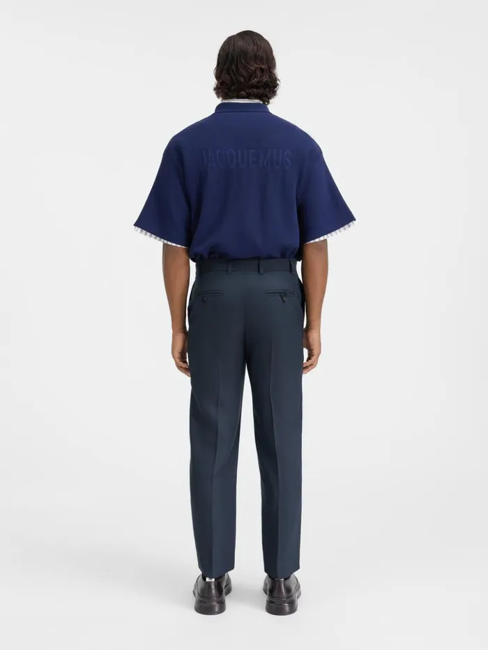 Men Trousers and Shorts JACQUEMUS The Cabri Pants Dark Navy Men Trousers and Shorts JACQUEMUS The Cabri Pants Dark Navy