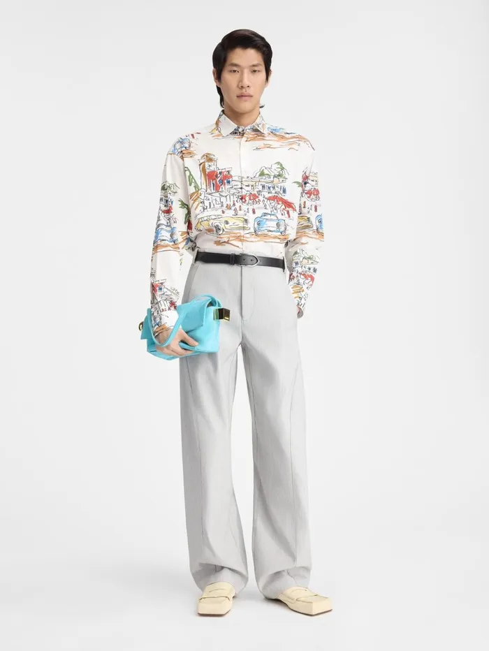 Men Trousers and Shorts JACQUEMUS The Scala Pants Light Grey