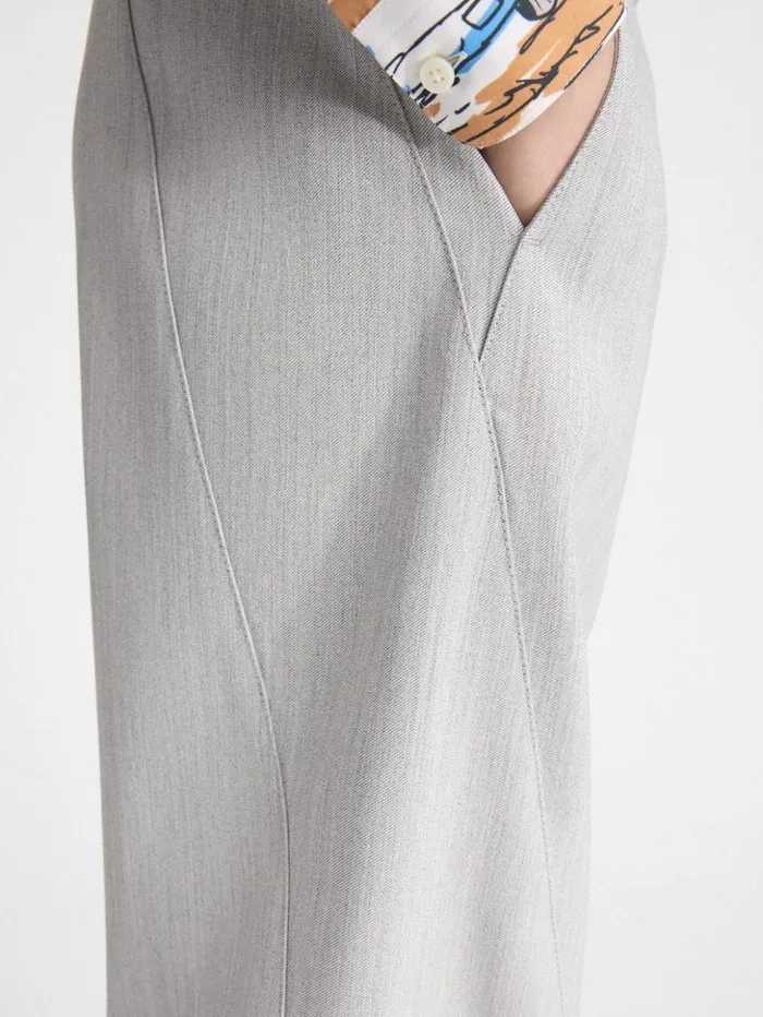 Men Trousers and Shorts JACQUEMUS The Scala Pants Light Grey