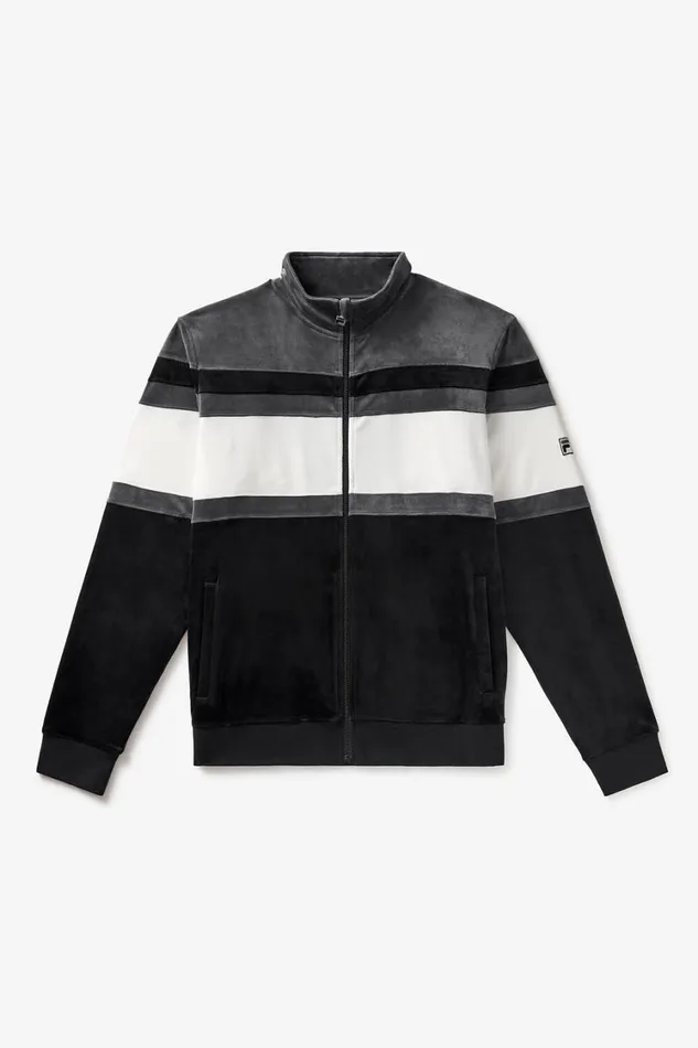 Men Velour Sets Fila Smart Retro Velour Blocked Track Jacket