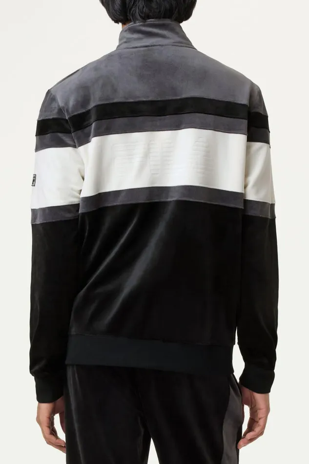 Men Velour Sets Fila Smart Retro Velour Blocked Track Jacket