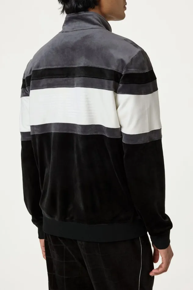 Men Velour Sets Fila Smart Retro Velour Blocked Track Jacket
