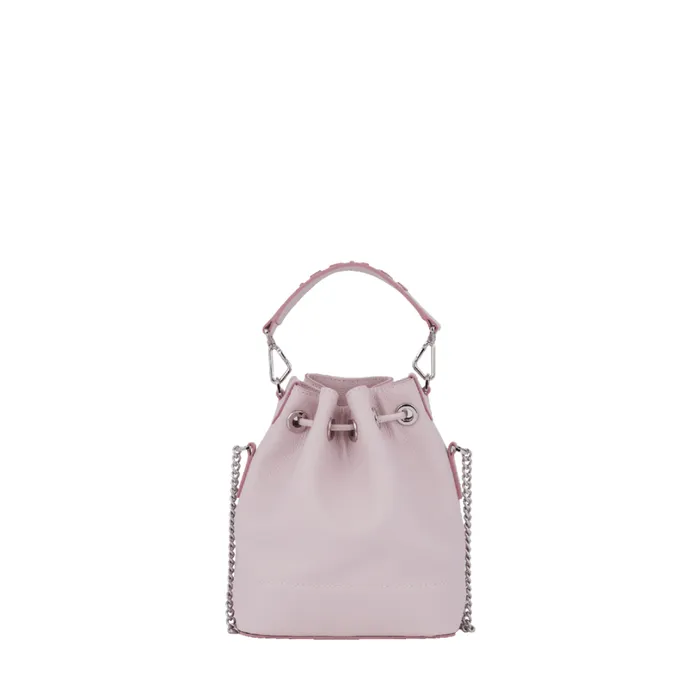 Mini Bucket Bag Dragee Pink Women Lancel Hand Bags