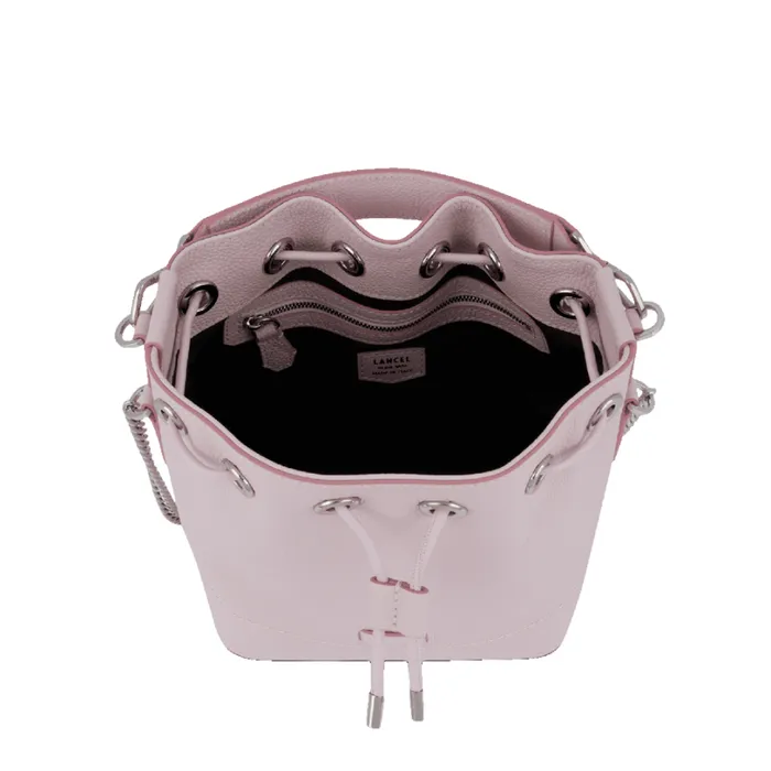 Mini Bucket Bag Dragee Pink Women Lancel Hand Bags
