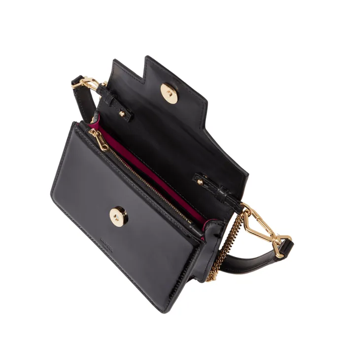 Mini Flap Bag Black Women Lancel Shoulder Bags Mini Flap Bag Black Women Lancel Shoulder Bags