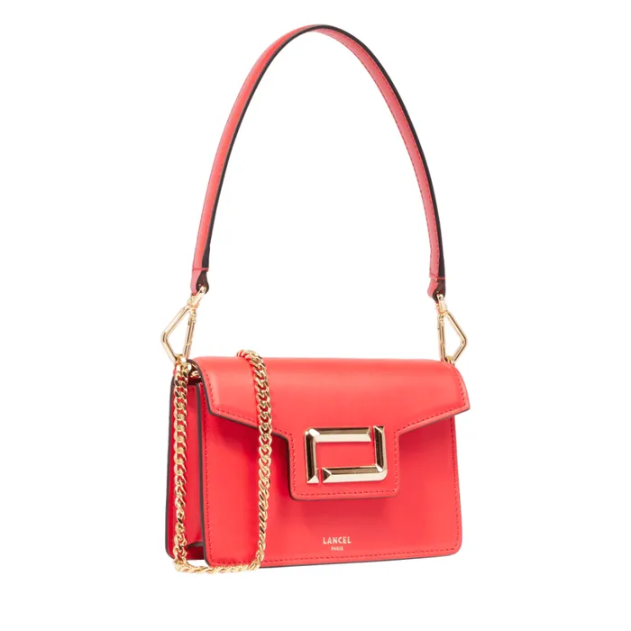 Mini Flap Bag Kiss Red Women Lancel Mini Bags Mini Flap Bag Kiss Red Women Lancel Mini Bags