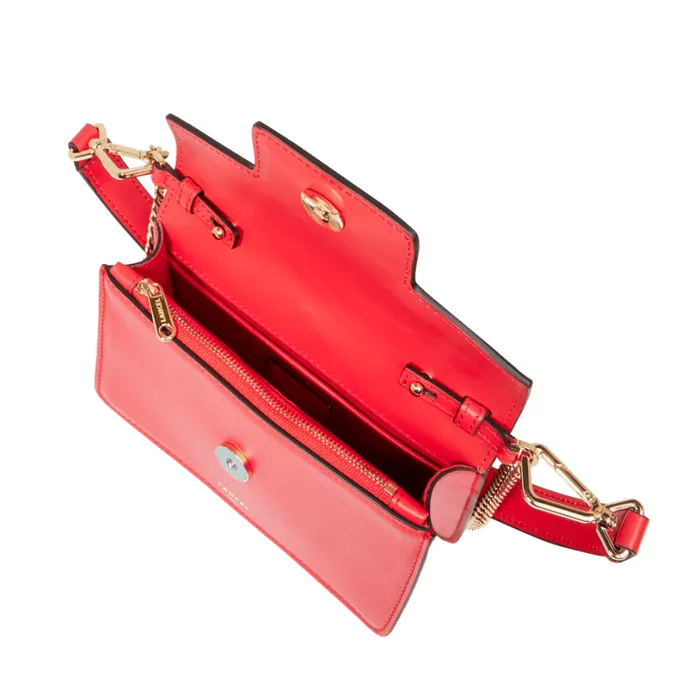 Mini Flap Bag Kiss Red Women Lancel Mini Bags Mini Flap Bag Kiss Red Women Lancel Mini Bags