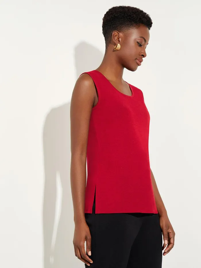 Misook Classic Knit Tank Top Women Tops and Tees Misook Classic Knit Tank Top Women Tops and Tees