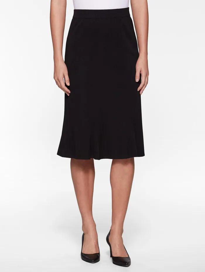 Misook Gored Knit Skirt Women Skirts