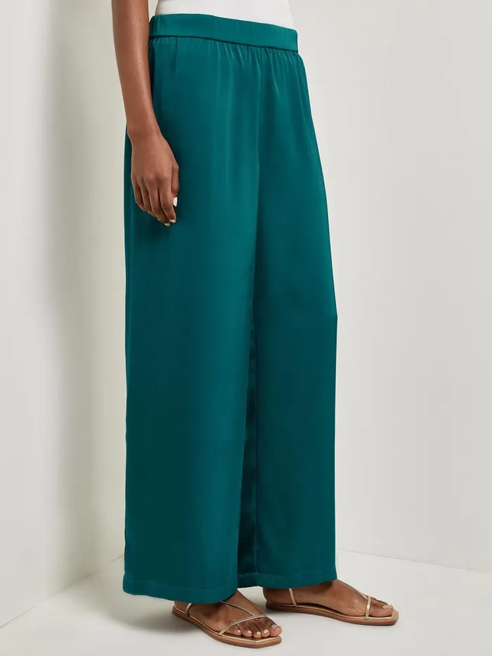 Misook PullOn Woven WideLeg Pants Women Pants and Shorts Misook PullOn Woven WideLeg Pants Women Pants and Shorts