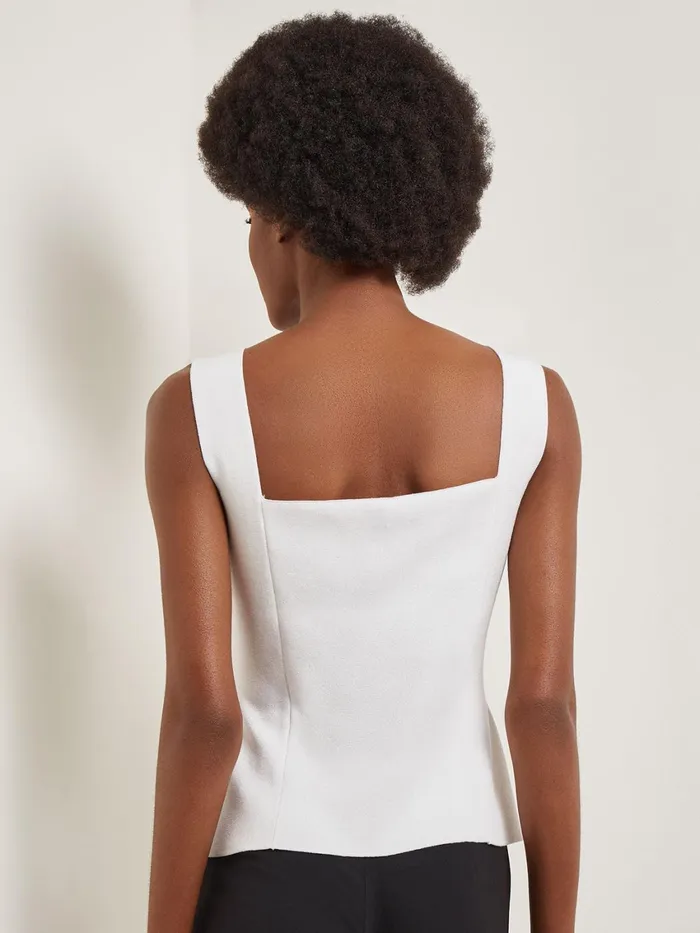 Misook Square Neck Knit Tank Women Tanks Misook Square Neck Knit Tank Women Tanks