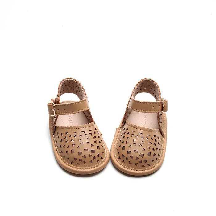 Nisolo Baby Toddler and Kids Shoes Women Pocket Soft Sole Sandal Tan
