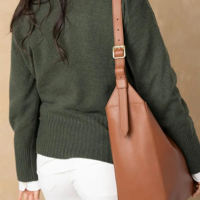 Nisolo Bags and Wallets Women Cecilia GoTo Shoulder Bag Caramel