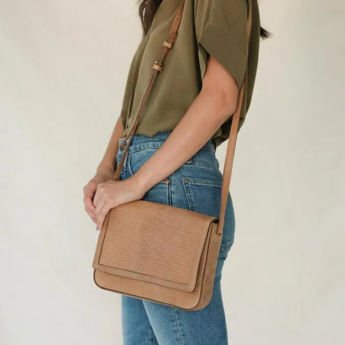 Nisolo Bags and Wallets Women Clara Crossbody Woven Almond Nisolo Bags and Wallets Women Clara Crossbody Woven Almond