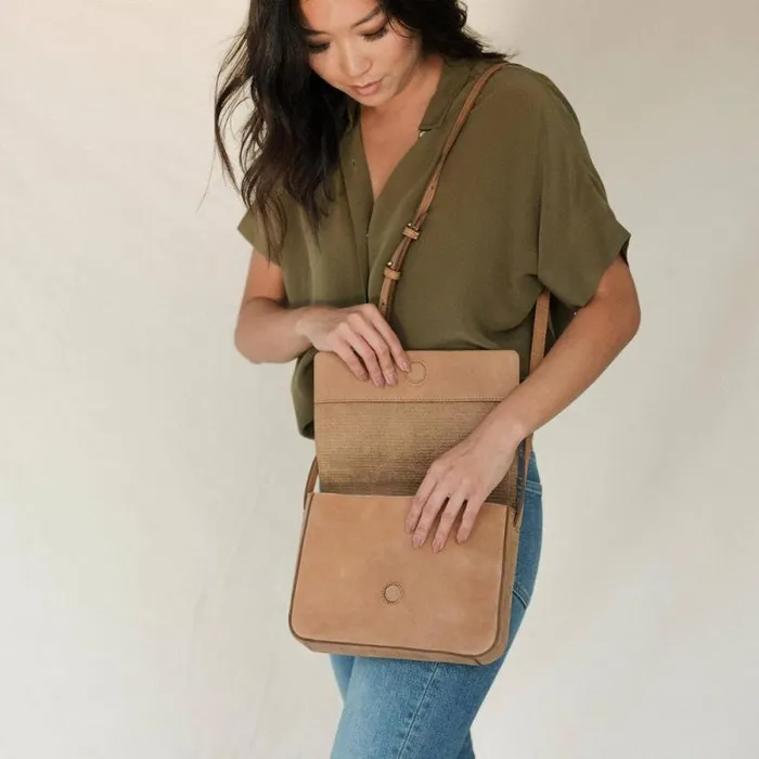 Nisolo Bags and Wallets Women Clara Crossbody Woven Almond Nisolo Bags and Wallets Women Clara Crossbody Woven Almond