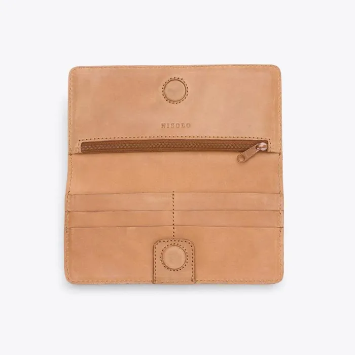 Nisolo Bags and Wallets Women Classic Wallet Woven Almond Nisolo Bags and Wallets Women Classic Wallet Woven Almond