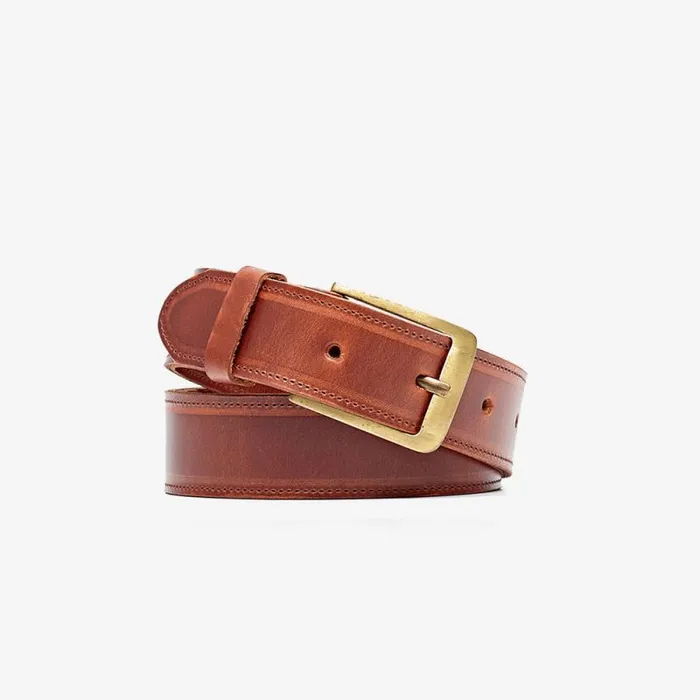Nisolo Belts Men Owen Belt Brandy