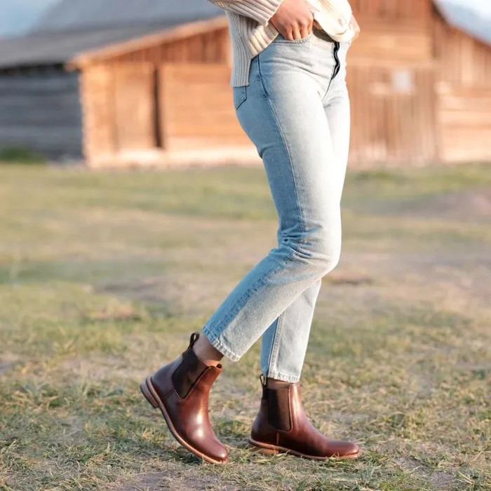 Nisolo Boots Women Carmen Chelsea Boot Brandy Nisolo Boots Women Carmen Chelsea Boot Brandy