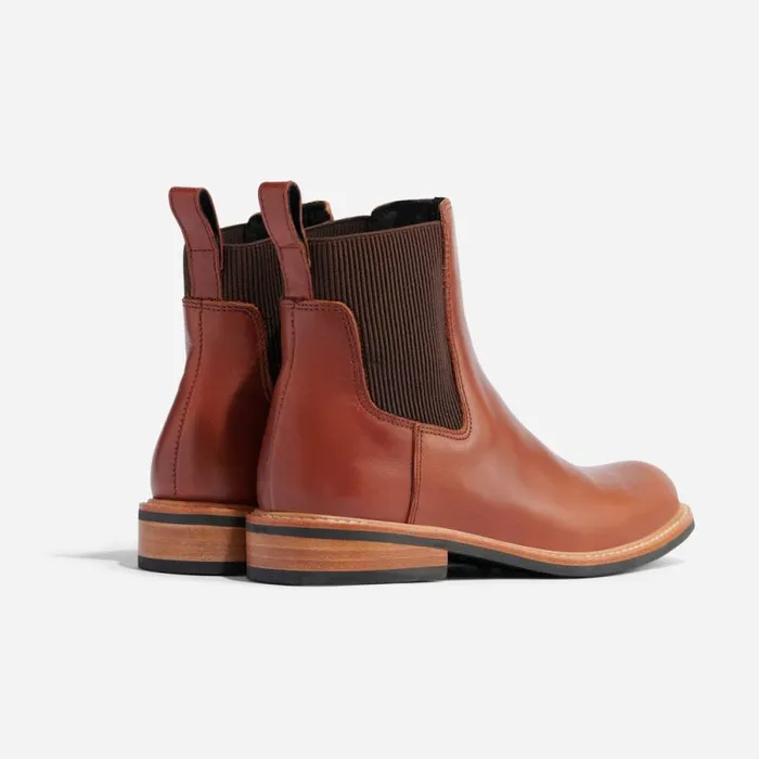 Nisolo Boots Women Carmen Chelsea Boot Brandy Nisolo Boots Women Carmen Chelsea Boot Brandy
