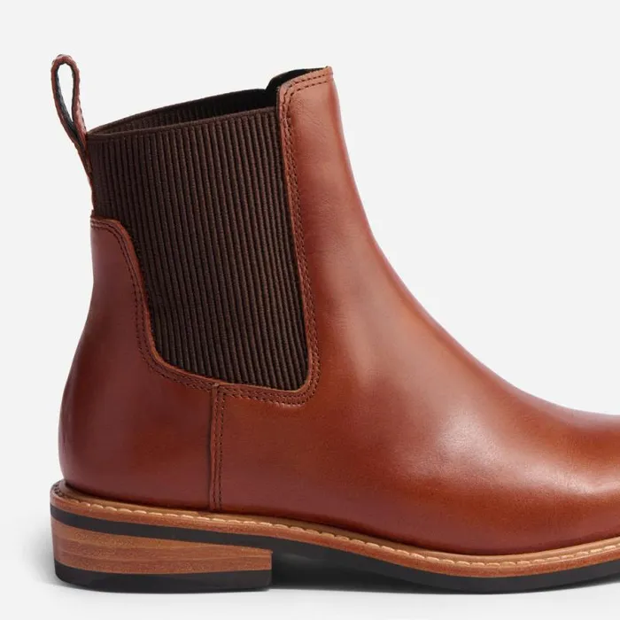Nisolo Boots Women Carmen Chelsea Boot Brandy Nisolo Boots Women Carmen Chelsea Boot Brandy