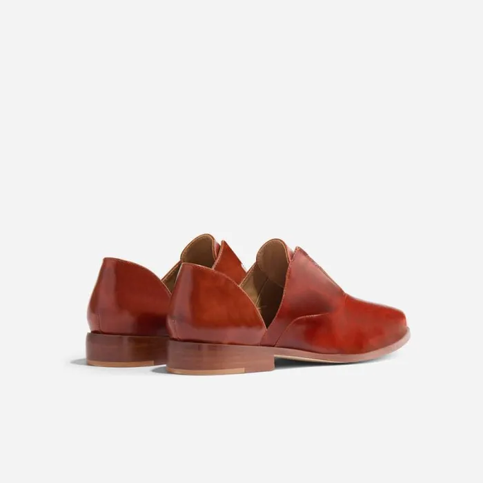 Nisolo Flats and Slip Ons Women Emma D039Orsay Oxford 20 Brandy