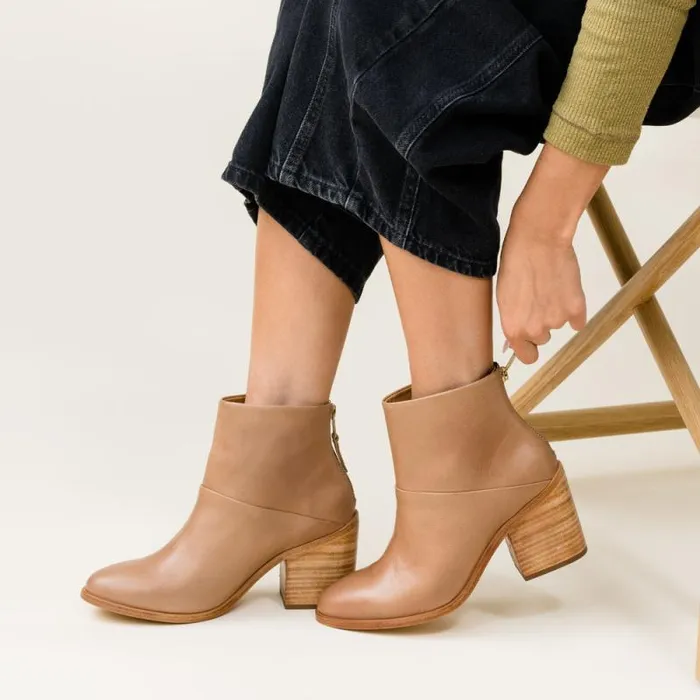 Nisolo Heels Women Dari Boot 20 Almond Nisolo Heels Women Dari Boot 20 Almond